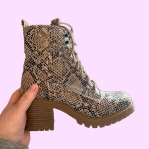Sonoma Snakeskin Booties